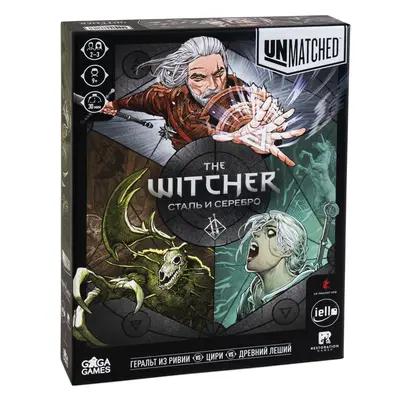Настольная игра Unmatched. Witcher / Ведьмак. Сталь и серебро от Hobby World